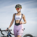 Bibs de ciclismo de conforto de inverno feminino